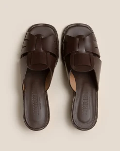 Hereu Studio Ancora Squared Heeled Slide> Sandals