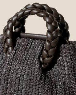 Hereu Studio Bombon M Raffia> Crossbody Bags
