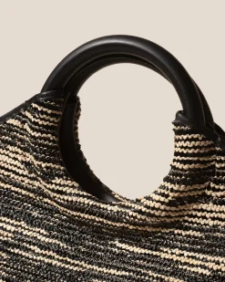 Hereu Studio Cabassa Raffia Bicolour> Tote Bags