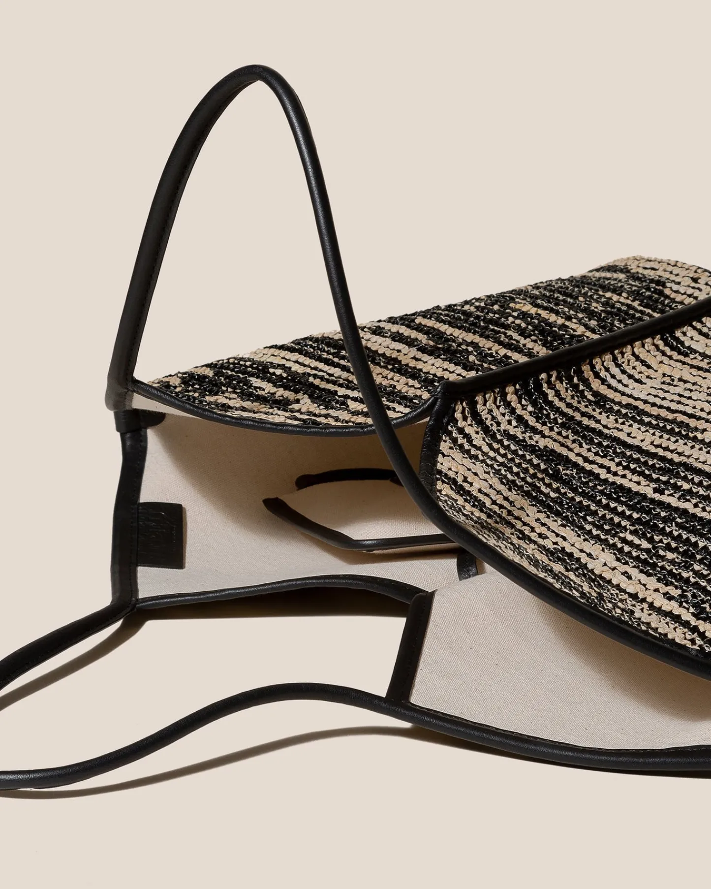Hereu Studio Calella Raffia Bicolour> Tote Bags