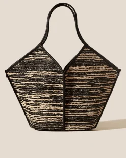 Hereu Studio Calella Raffia Bicolour> Shoulder Bags